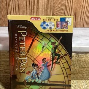 Disney Peter Pan 2-Disc Combo Pack with Blue and Gold